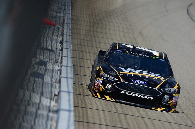 JOLIET, IL - JUNE 30:  Clint Bowyer, driver of the #14 WIX Filters Ford, drives during practice for the Monster Energy NASCAR Cup Series Overton's 400 at Chicagoland Speedway on June 30, 2018 in Joliet, Illinois.  (Photo by Jared C. Tilton/Getty Images) | Getty Images