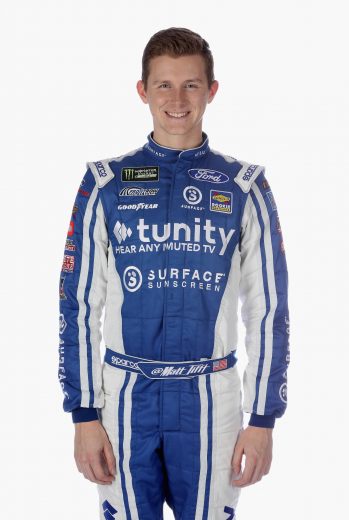 CHARLOTTE, NC - JANUARY 30: Monster Energy NASCAR Cup Series driver Matt Tifft poses for a portrait during the NASCAR Production Photo Days at Charlotte Convention Center on January 30, 2019 in Charlotte, North Carolina. (Photo by Chris Graythen/Getty Images) | Getty Images