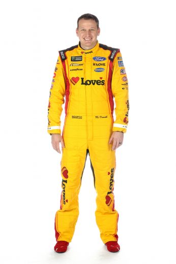CHARLOTTE, NC - JANUARY 30: Monster Energy NASCAR Cup Series driver Michael McDowell poses for a portrait during the NASCAR Production Photo Days at Charlotte Convention Center on January 30, 2019 in Charlotte, North Carolina. (Photo by Chris Graythen/Getty Images) | Getty Images