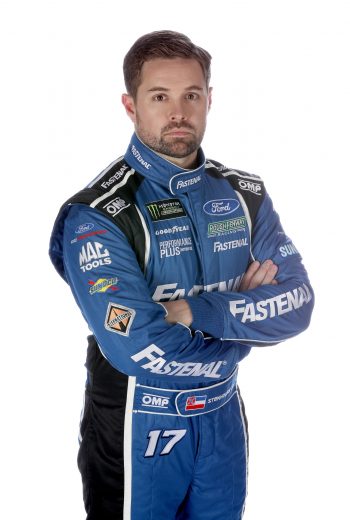 CHARLOTTE, NC - JANUARY 30: Monster Energy NASCAR Cup Series driver Ricky Stenhouse Jr. poses for a portrait during the NASCAR Production Photo Days at Charlotte Convention Center on January 30, 2019 in Charlotte, North Carolina. (Photo by Chris Graythen/Getty Images) | Getty Images