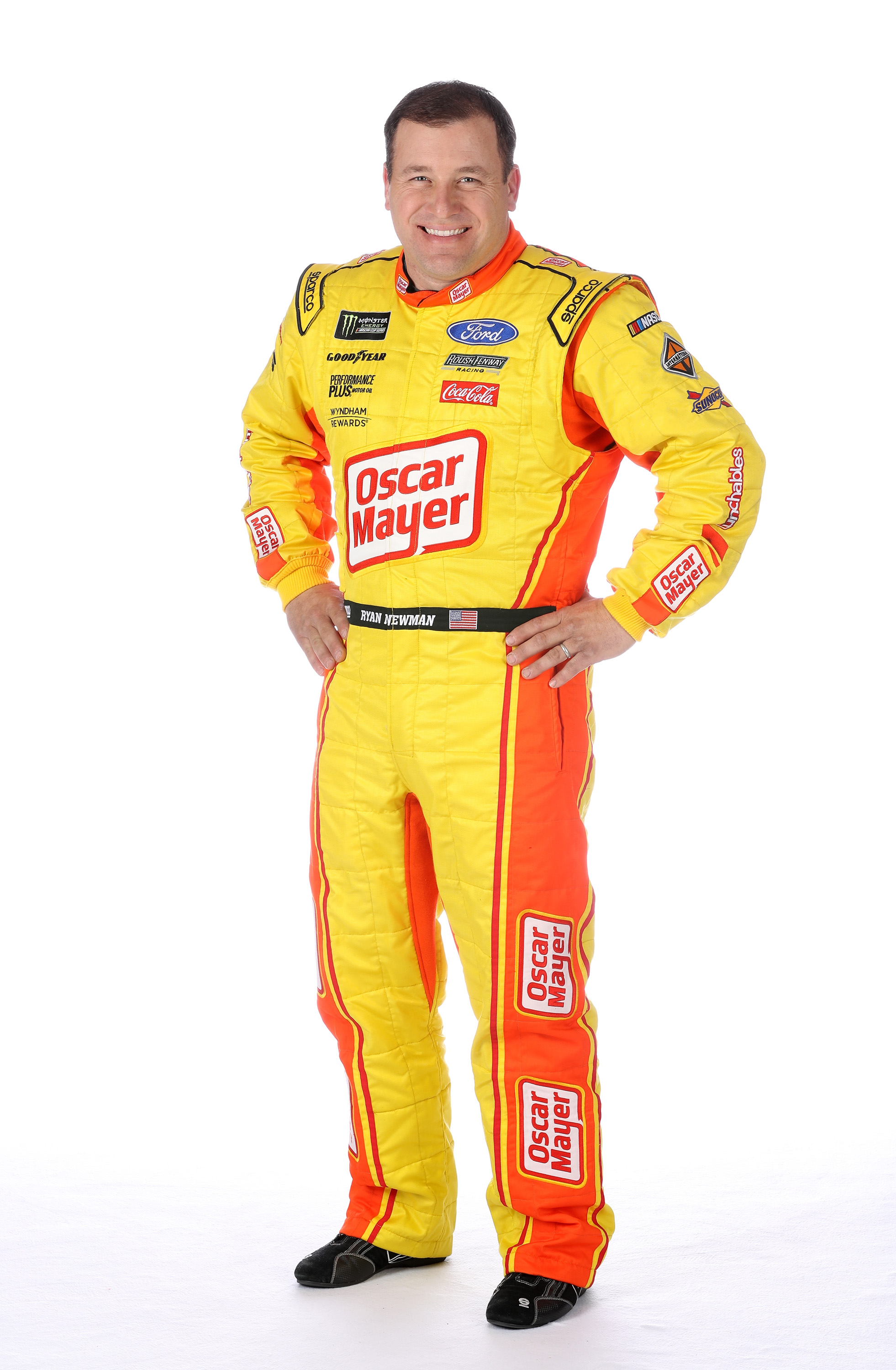 NASCAR drivers in their 2019 fire suits