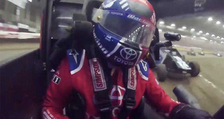 Christopher Bell Chili Bowl In Car