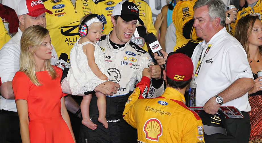 Brad Keselowski and Joey Logano together