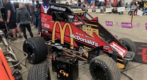 Kyle Larson's 2019 Chili Bowl car.