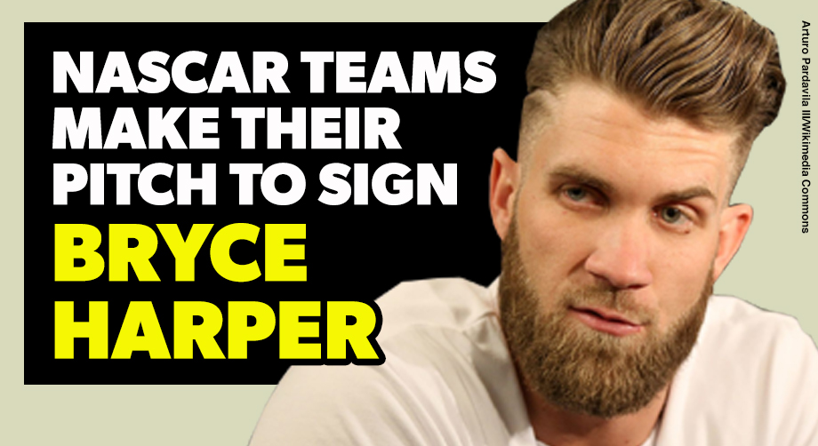 NASCAR teams make their pitch to sign Bryce Harper Official Site Of