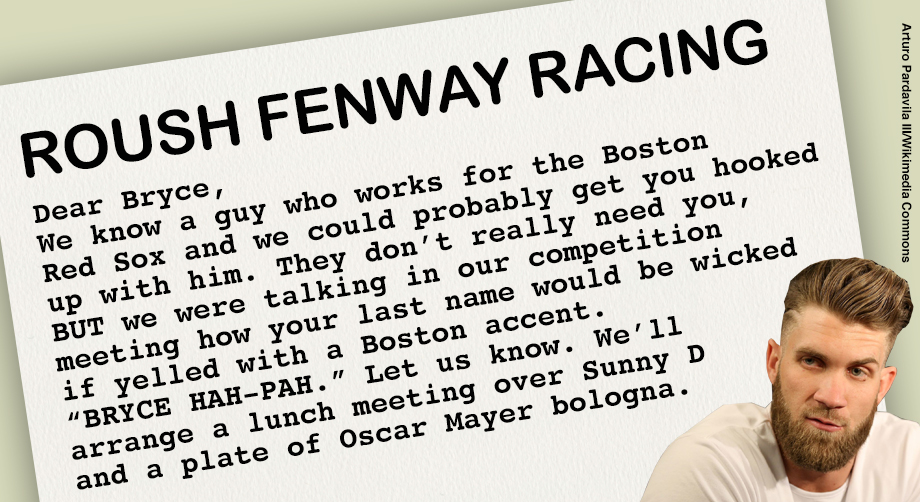 NASCAR teams make their pitch to sign Bryce Harper Official Site Of