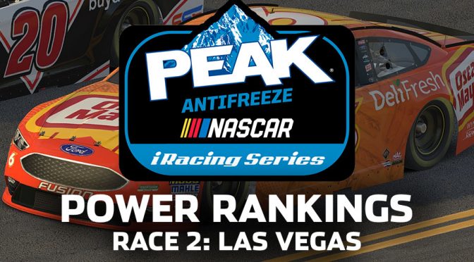 eNASCAR PEAK Antifreeze iRacing Series Power Rankings: Las Vegas