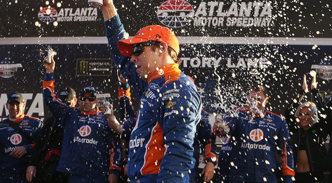 Brad Keselowski battles through illness for Atlanta victory