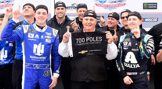 Byron, Knaus provide fresh, new look to Hendrick’s pole-day dominance