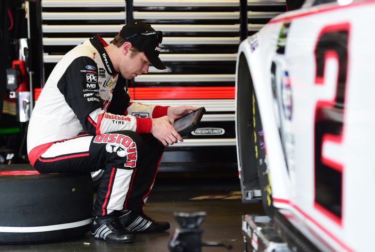 DAYTONA BEACH, FL - FEBRUARY 09: Brad Keselowski, driver of the #2 Discount Tire Ford, looks on during practice for the Monster Energy NASCAR Cup Series 61st Annual Daytona 500 at Daytona International Speedway on February 9, 2019 in Daytona Beach, Florida. (Photo by Jared C. Tilton/Getty Images) | Getty Images