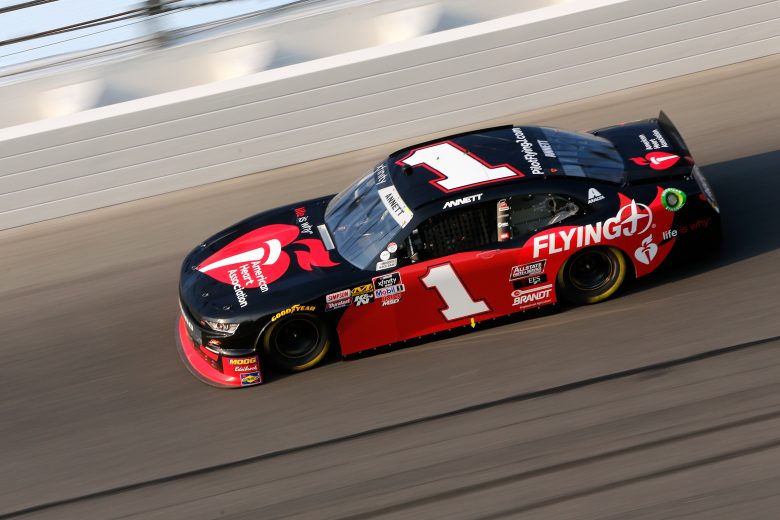 DAYTONA BEACH, FL - FEBRUARY 16: Michael Annett, driver of the #1 Pilot Flying J/American Heart Association Chevrolet, during the NASCAR Xfinity Series NASCAR Racing Experience 300 at Daytona International Speedway on February 16, 2019 in Daytona Beach, Florida. (Photo by Jonathan Ferrey/Getty Images) | Getty Images