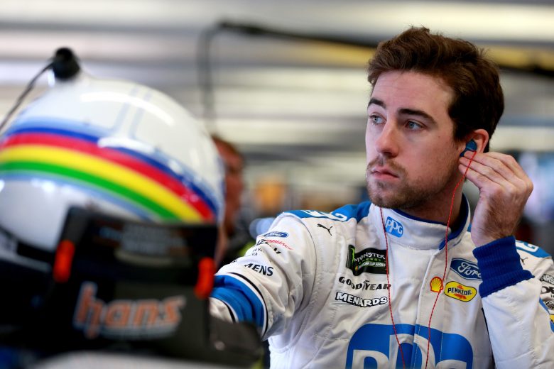 HAMPTON, GA - FEBRUARY 23: Ryan Blaney, driver of the #12 PPG Ford, gets ready to drive during practice for the Monster Energy NASCAR Cup Series Folds of Honor Quiktrip 500 at Atlanta Motor Speedway on February 23, 2019 in Hampton, Georgia. (Photo by Sean Gardner/Getty Images) | Getty Images