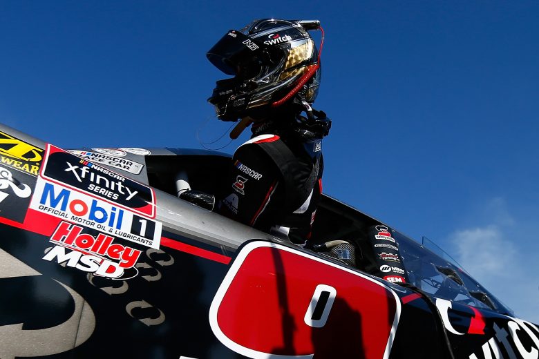 DAYTONA BEACH, FL - FEBRUARY 16: Noah Gragson, driver of the #9 Switch Chevrolet, during qualifying for the NASCAR Xfinity Series NASCAR Racing Experience 300 at Daytona International Speedway on February 16, 2019 in Daytona Beach, Florida. (Photo by Jonathan Ferrey/Getty Images) | Getty Images