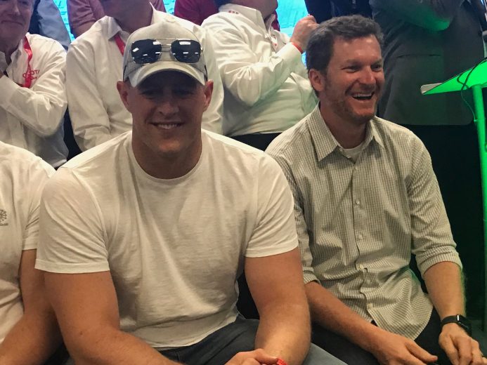 J.J. Watt and Dale Earnhardt Jr.