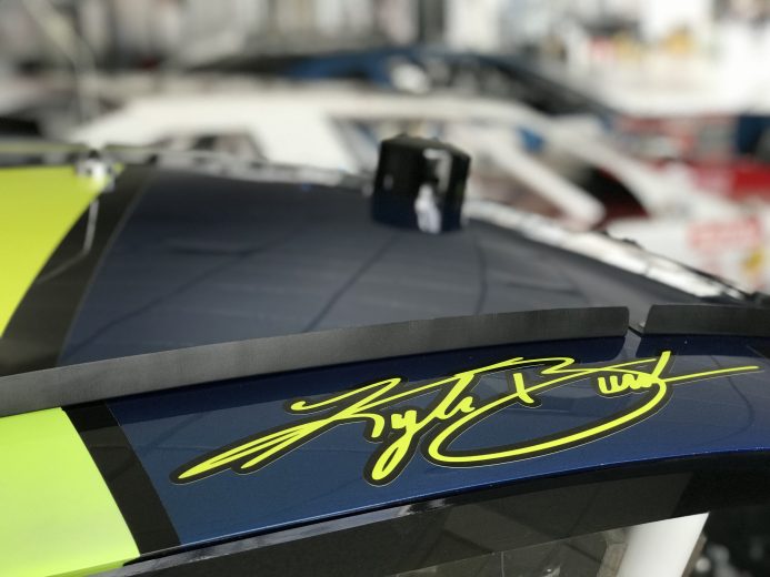 Scenes from production day at Kyle Busch Motorsports, including footage for his push for the Daytona 500 media campaign.