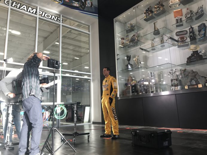 Scenes from production day at Kyle Busch Motorsports, including footage for his push for the Daytona 500 media campaign.