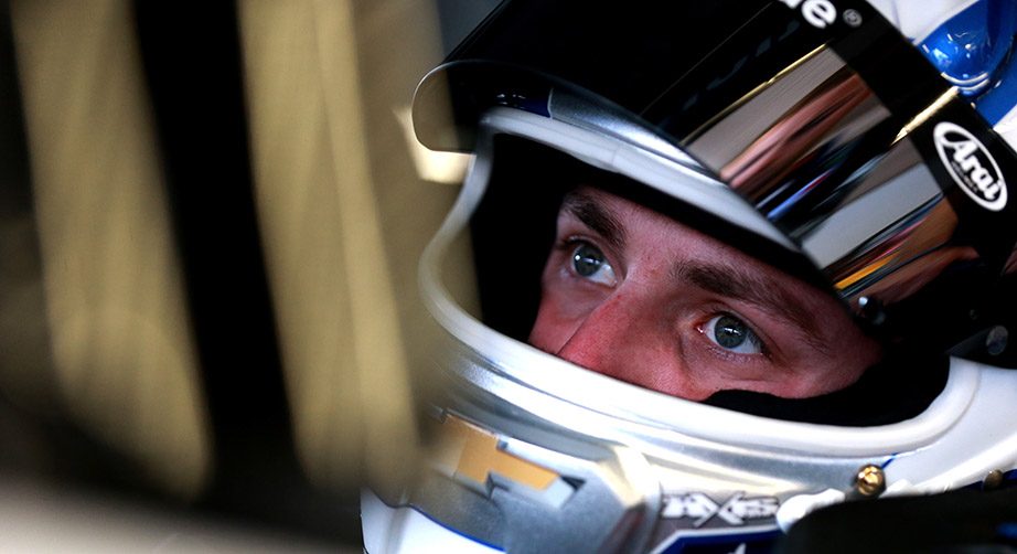 Alex Bowman gets ready to race at Daytona.