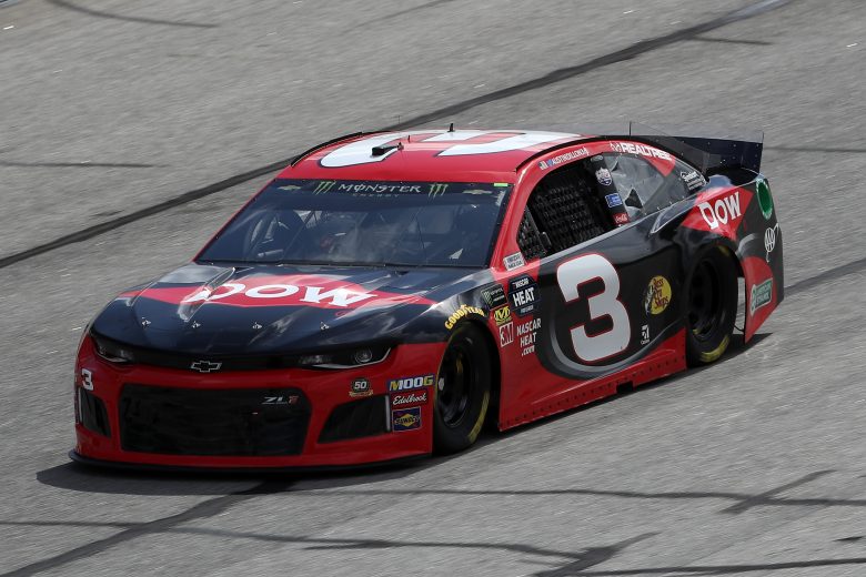 Austin Dillon takes a lap at Atlanta.