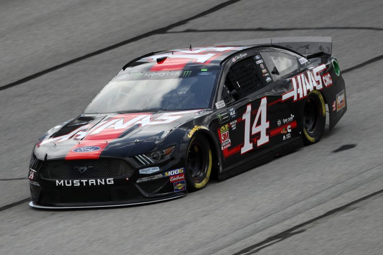 Clint Bowyer takes a lap at Atlanta.