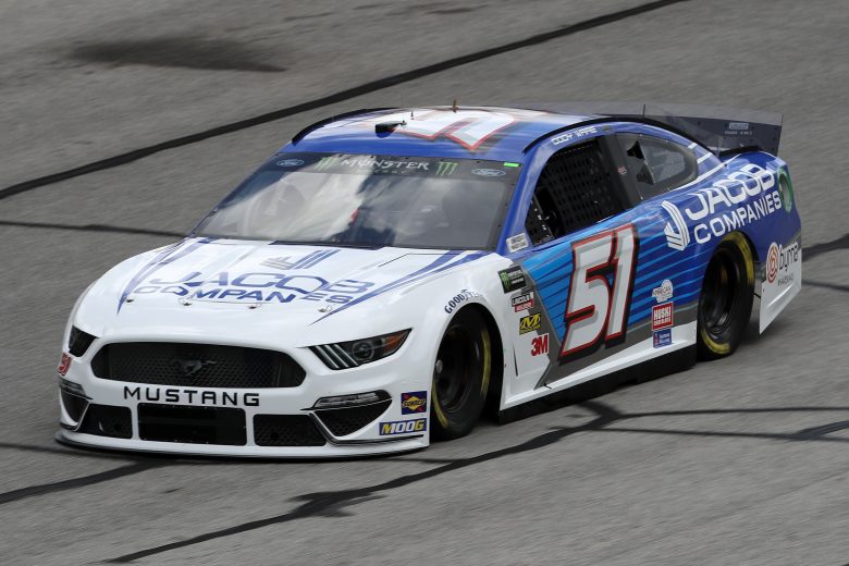 Cody Ware takes a lap at Atlanta.