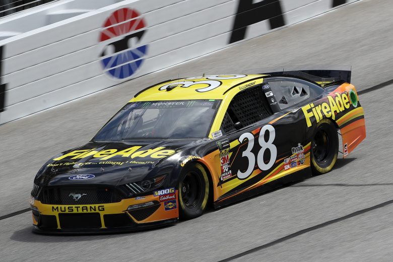 David Ragan takes a lap at Atlanta.
