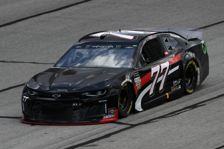 Garrett Smithley takes a lap at Atlanta.