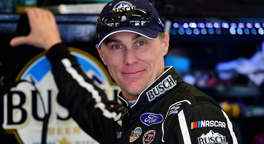 Kevin Harvick looks on at Daytona.