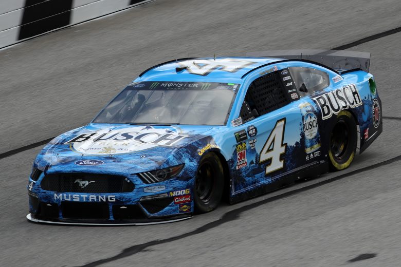 Kevin Harvick takes a lap at Atlanta.
