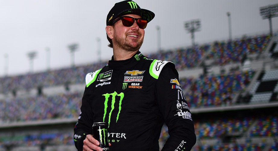 Kurt Busch looks on at Daytona.
