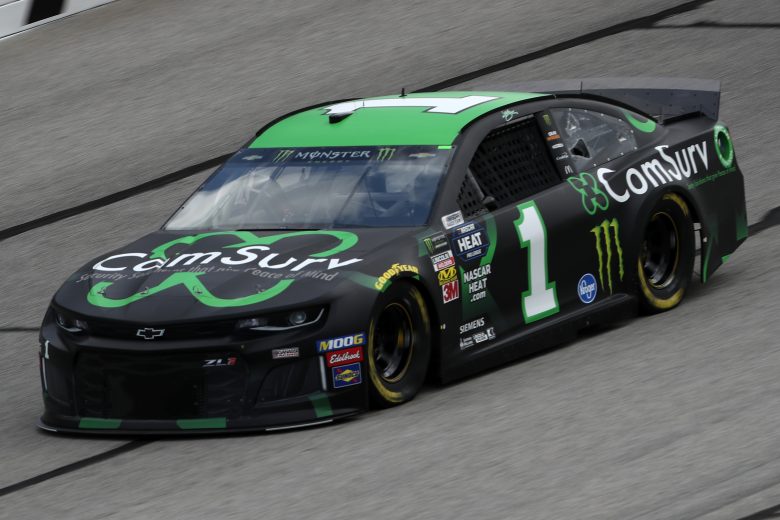 Kurt Busch takes a lap at Atlanta.