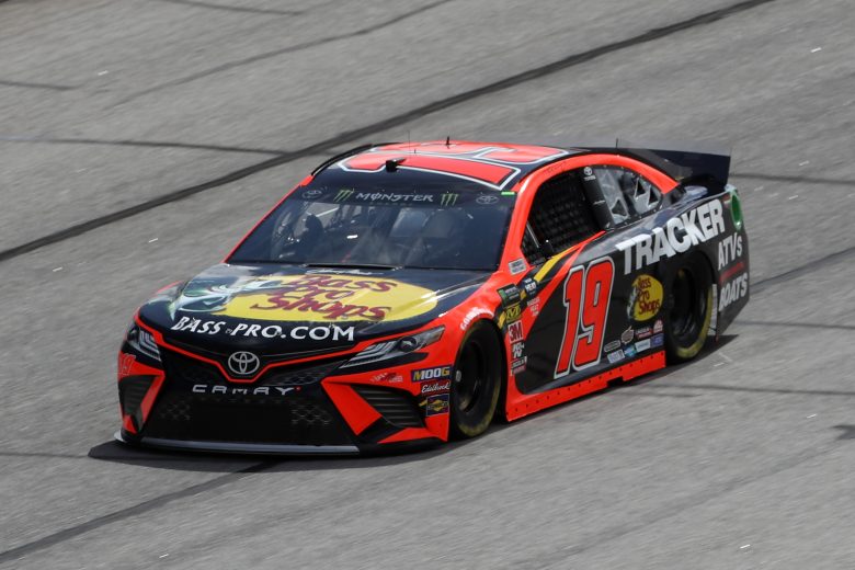 Martin Truex Jr. takes a lap at Atlanta.