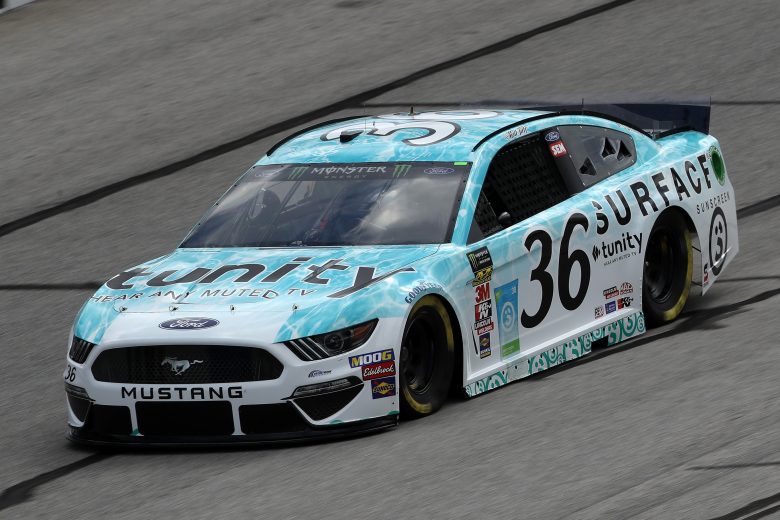 Matt Tifft takes a lap at Atlanta.