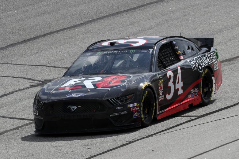 Michael McDowell takes a lap at Atlanta.