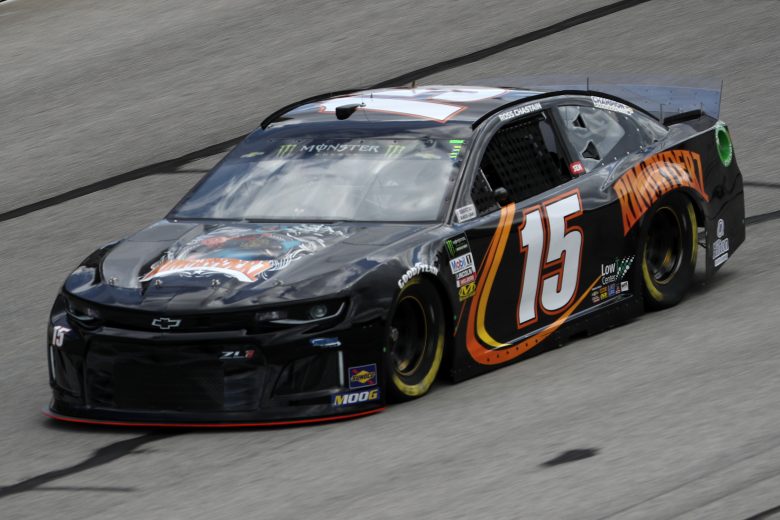 Ross Chastain takes a lap at Atlanta.