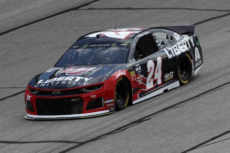 William Byron takes a lap at Atlanta.