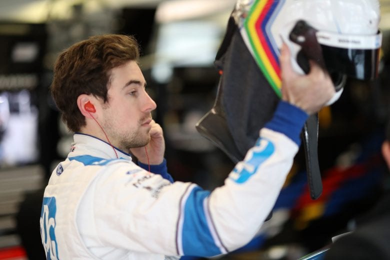 HAMPTON, GA - FEBRUARY 23: Ryan Blaney, driver of the #12 PPG Ford, stands in the garage area during practice for the Monster Energy NASCAR Cup Series Folds of Honor Quiktrip 500 at Atlanta Motor Speedway on February 23, 2019 in Hampton, Georgia. (Photo by Chris Graythen/Getty Images) | Getty Images