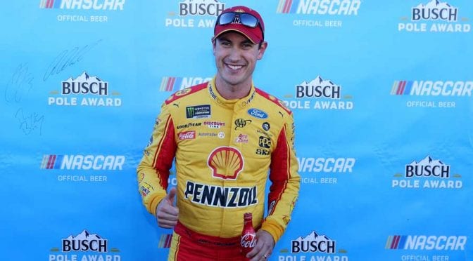 Joey Logano earns Busch Pole Award at Martinsville