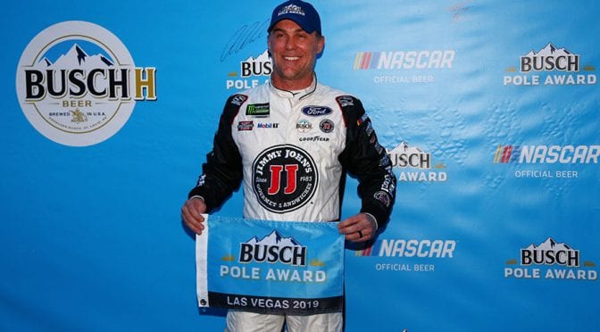 Kevin Harvick earns Busch Pole Award at Las Vegas