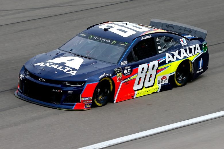 LAS VEGAS, NV - MARCH 01: Alex Bowman, driver of the #88 Axalta Chevrolet, during practice for the Monster Energy NASCAR Cup Series Pennzoil 400 at Las Vegas Motor Speedway on March 1, 2019 in Las Vegas, Nevada.  (Photo by Jonathan Ferrey/Getty Images) | Getty Images