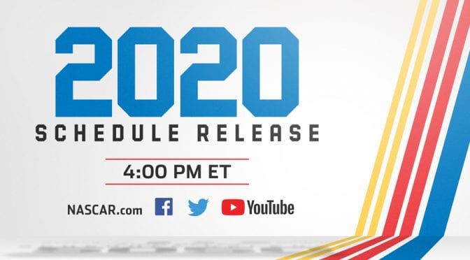 NASCAR.com to unveil 2020 Cup Series schedule with live show