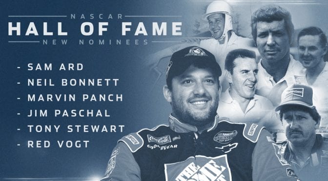 Three-time champion Tony Stewart headlines additions to NASCAR Hall of Fame nominees
