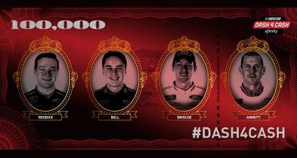 Field set for Xfinity Dash 4 Cash opener at Bristol