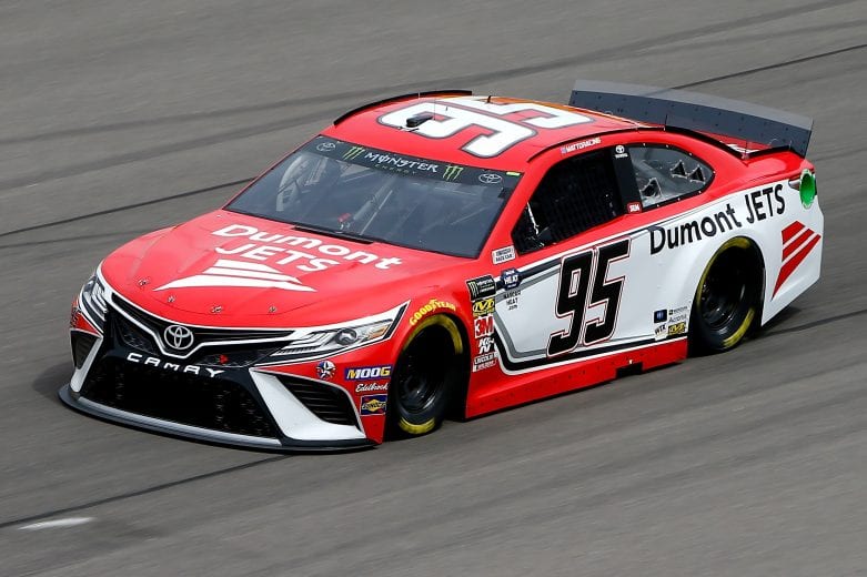 LAS VEGAS, NV - MARCH 01: Matt DiBenedetto, driver of the #95 Dumont JETS Toyota,  during practice for the Monster Energy NASCAR Cup Series Pennzoil 400 at Las Vegas Motor Speedway on March 1, 2019 in Las Vegas, Nevada.  (Photo by Jonathan Ferrey/Getty Images) | Getty Images