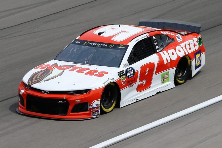 LAS VEGAS, NV - MARCH 01: Chase Elliott, driver of the #9 Hooters Chevrolet, during practice for the Monster Energy NASCAR Cup Series Pennzoil 400 at Las Vegas Motor Speedway on March 1, 2019 in Las Vegas, Nevada.  (Photo by Jonathan Ferrey/Getty Images) | Getty Images