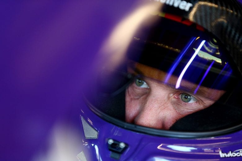 PHOENIX, AZ - NOVEMBER 10: Denny Hamlin, driver of the #11 FedEx Ground Toyota, sits in his car during practice for the Monster Energy NASCAR Cup Series Can-Am 500 at ISM Raceway on November 10, 2018 in Phoenix, Arizona. (Photo by Sarah Crabill/Getty Images) | Getty Images