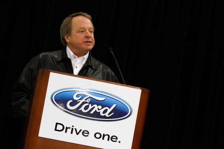 CONCORD, NC - JANUARY 27:  Edsel Ford II speaks to the media during the NASCAR Sprint Media Tour hosted by Charlotte Motor Speedway, held at the Roush-Fenway hanger of Concord Regional Airport, on January 27, 2011 in Concord, North Carolina.  (Photo by Jason Smith/Getty Images for NASCAR) | Getty Images