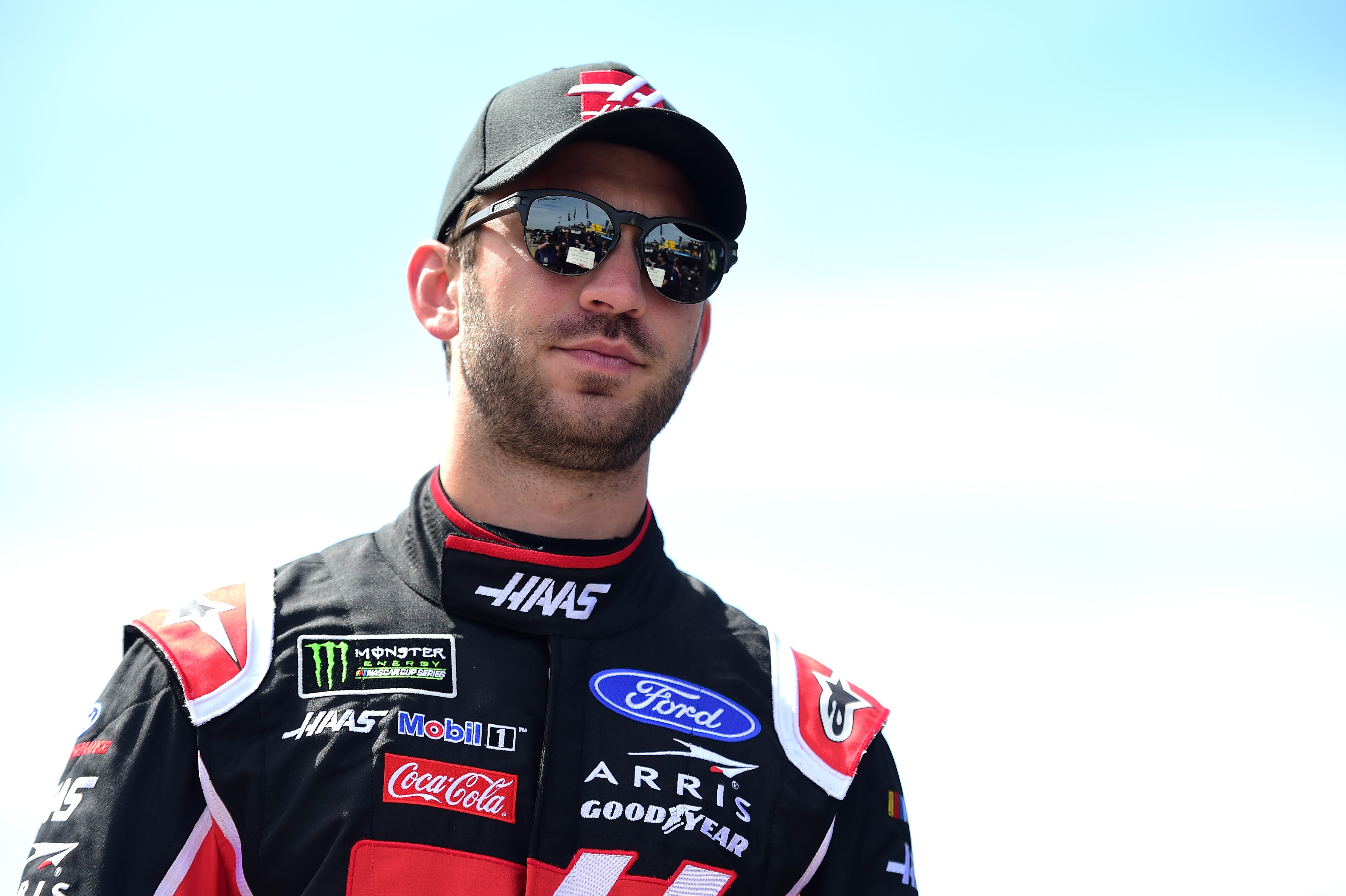 DAYTONA BEACH, FL - FEBRUARY 15:  Daniel Suarez, driver of the #41 Haas Automation Ford, stands in the garage area during practice for the Monster Energy NASCAR Cup Series 61st Annual Daytona 500  at Daytona International Speedway on February 15, 2019 in Daytona Beach, Florida.  (Photo by Jared C. Tilton/Getty Images) | Getty Images