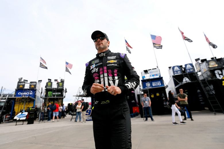 LAS VEGAS, NV - MARCH 01:  Jimmie Johnson, driver of the #48 Ally Chevrolet,  during practice for the Monster Energy NASCAR Cup Series Pennzoil 400 at Las Vegas Motor Speedway on March 1, 2019 in Las Vegas, Nevada.  (Photo by Jonathan Ferrey/Getty Images) | Getty Images