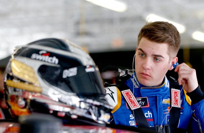 LAS VEGAS, NV - MARCH 01:  Noah Gragson, driver of the #9 Switch Chevrolet, during practice for the NASCAR Xfinty Series Boyd Gaming 300 at Las Vegas Motor Speedway on March 1, 2019 in Las Vegas, Nevada.  (Photo by Jonathan Ferrey/Getty Images) | Getty Images