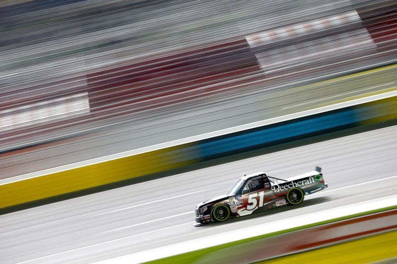 tLAS VEGAS, NV - MARCH 01: Kyle Busch, driver of the #51 Cessna Toyota,  during the NASCAR Gander Outdoors Truck Series Strat Las Vegas 200 at Las Vegas Motor Speedway on March 1, 2019 in Las Vegas, Nevada.  (Photo by Jonathan Ferrey/Getty Images) | Getty Images